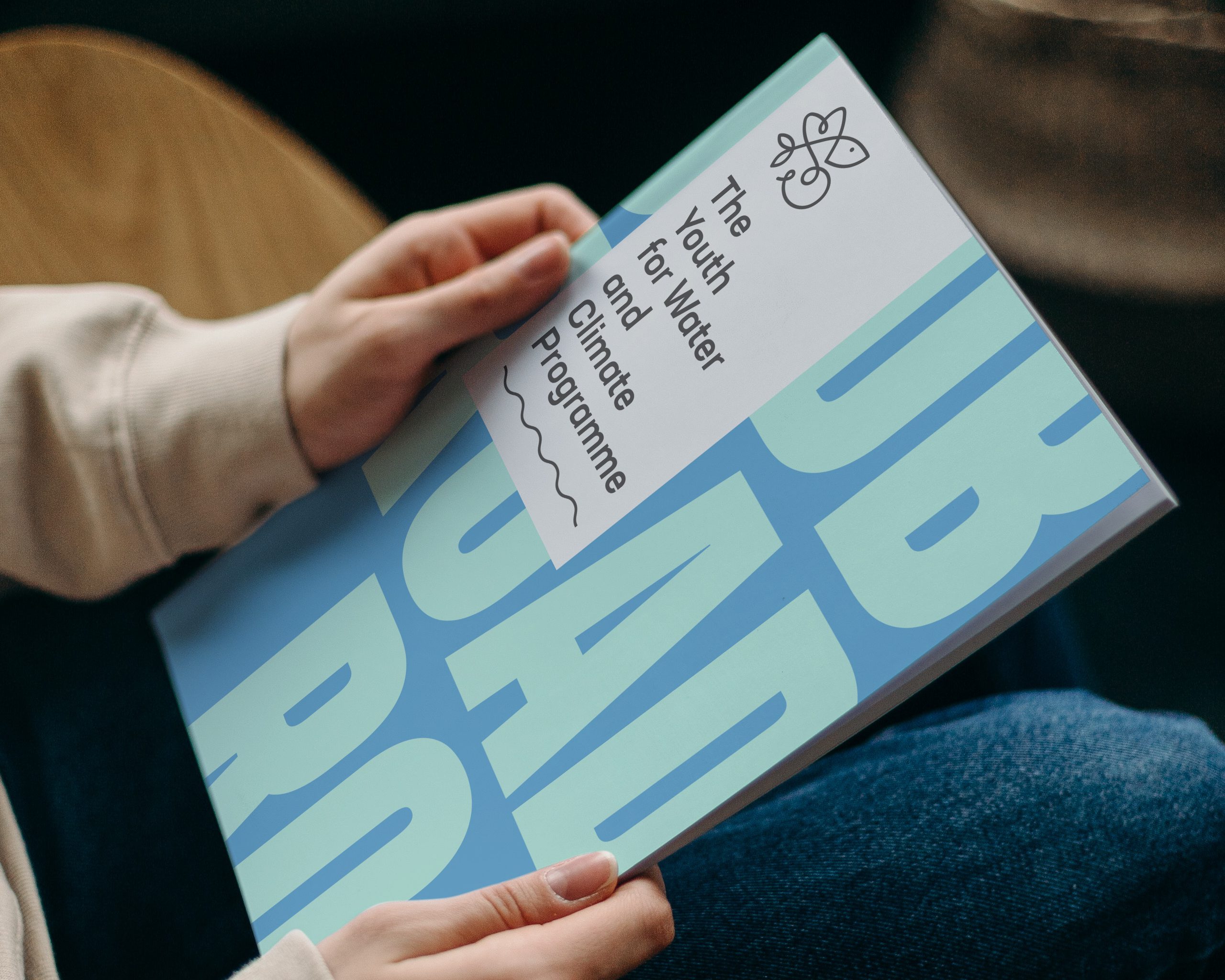 Hand Held Magazine Mockup